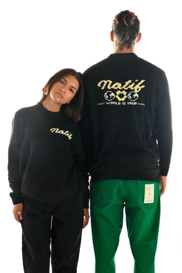 NATIF Pull Jacquard World Is Your