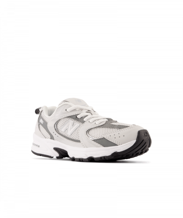 NEW BALANCE 530 CB Grey Matter Silver Metalic Lacets Elastiques
