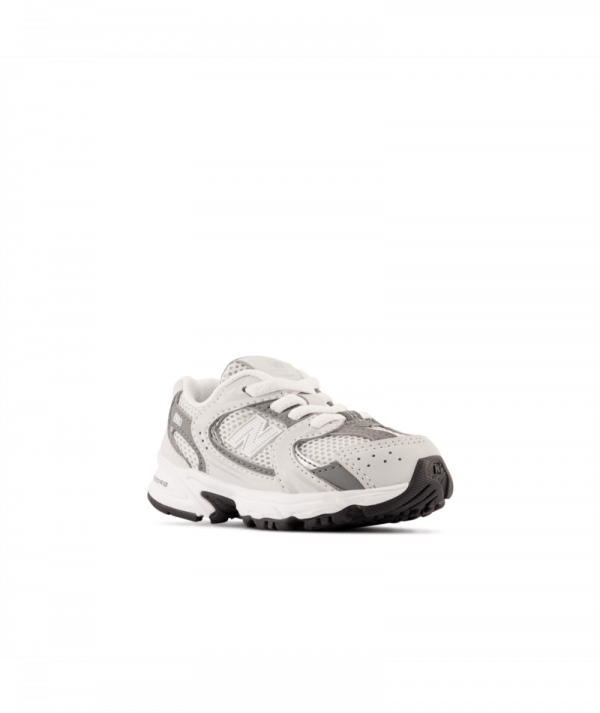 NEW BALANCE 530 CB Grey Matter Silver Metalic Lacets Elastiques