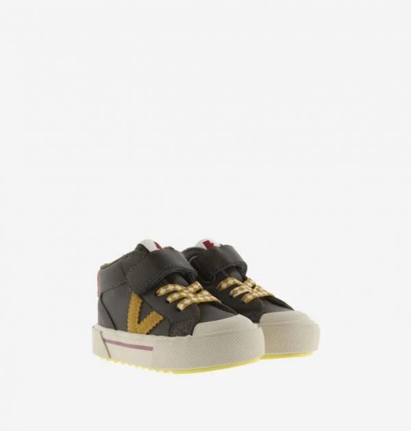 VICTORIA Tribu Scratch Effet Cuir et élastique Kaki