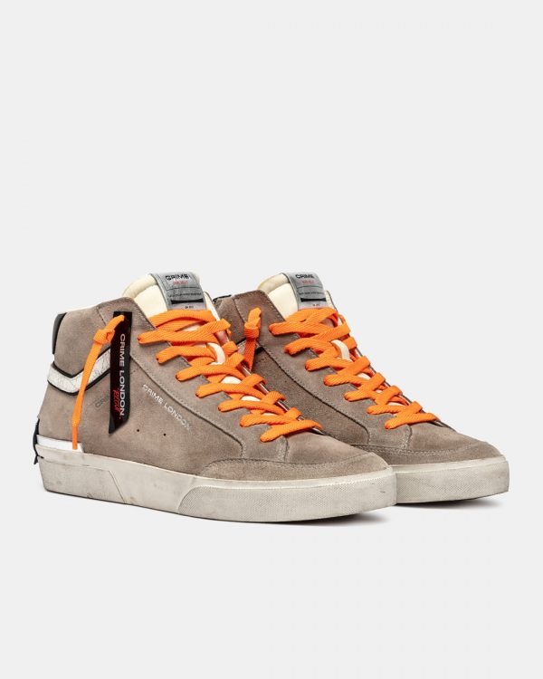CRIME LONDON 11171 Sk8 Recut High Sienna Light