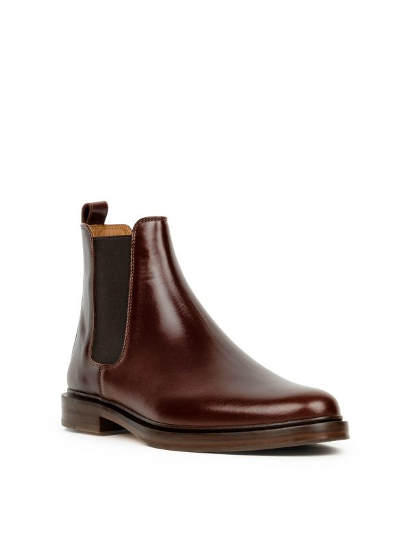 BOBBIES Nolan Cuir Pull-Up Liqueur de Café