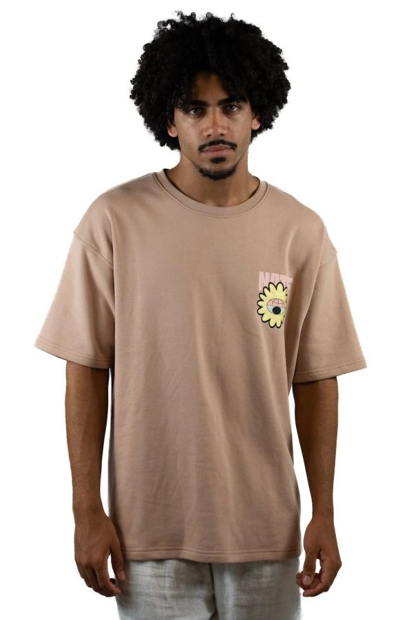 NATIF T-shirt World Tour Warm Taupe
