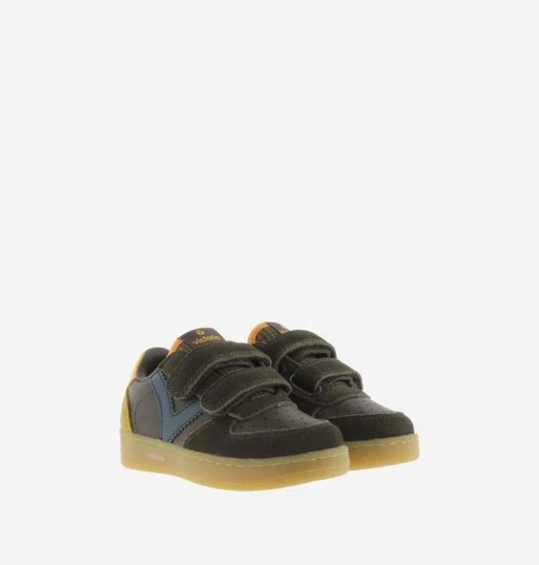 VICTORIA Tiempo Scratch Effect Cuir Kaki
