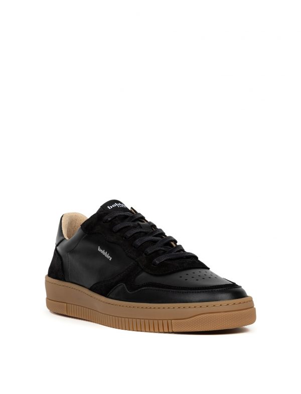 BOBBIES Travis Cuir Noir Supreme
