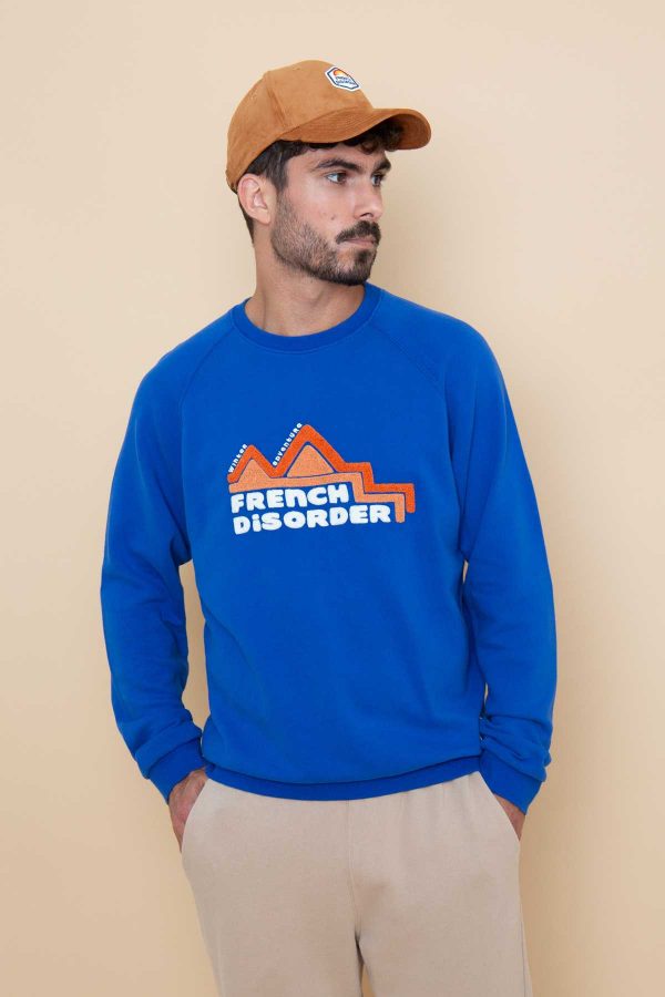 FRENCH DISORDER Sweat Clyde FD Tops Royal Blue