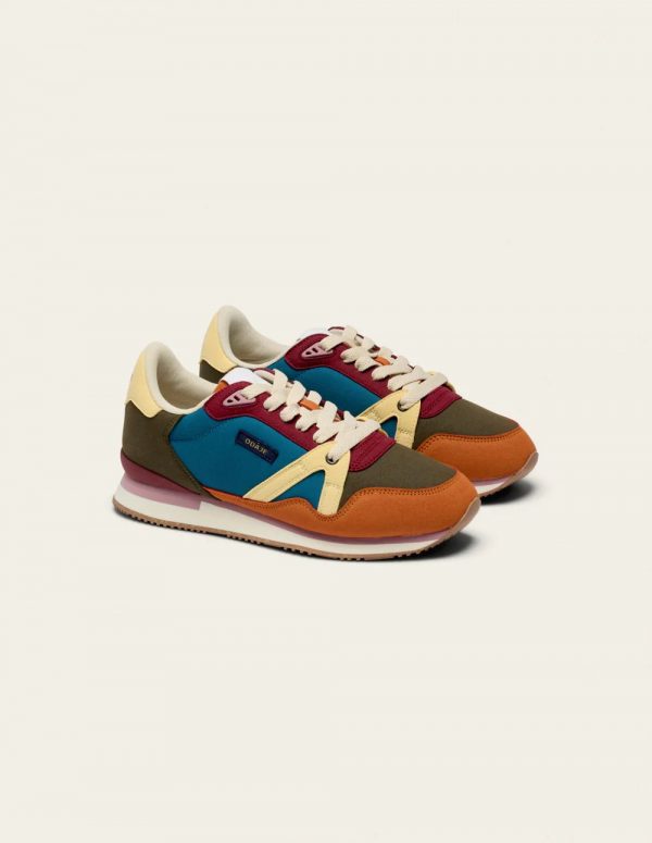 ODAJE Andrée Brique Kaki Bordeaux