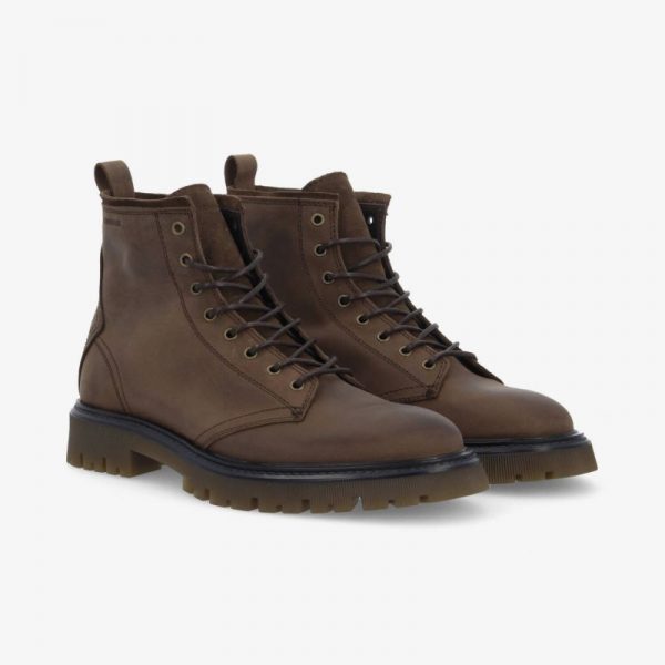 SCHMOOVE Combat Boots Buarq Maron