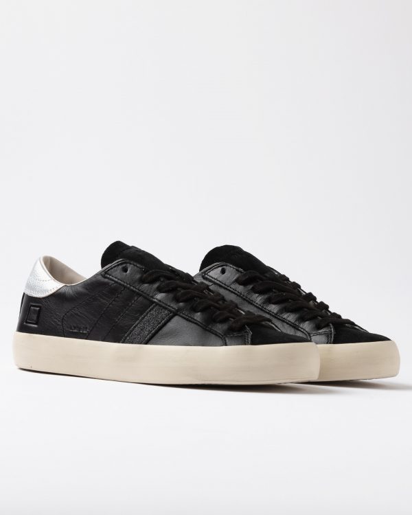 D.A.T.E Hill Low Calf Black