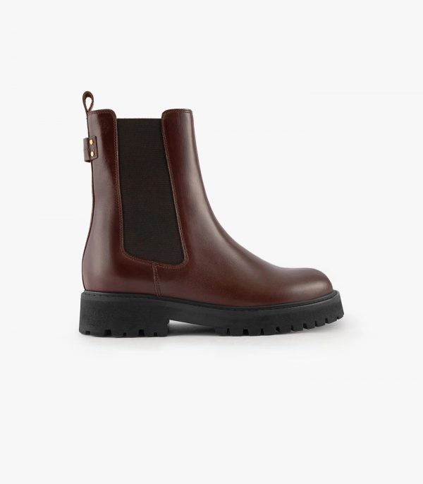 MAISON TOUFET Joyce Cuir Glacé Whisky