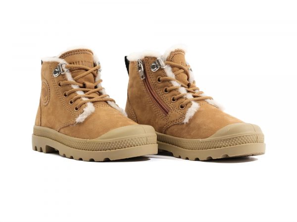 PALLADIUM Pampa Hi Zip Ochre Tan