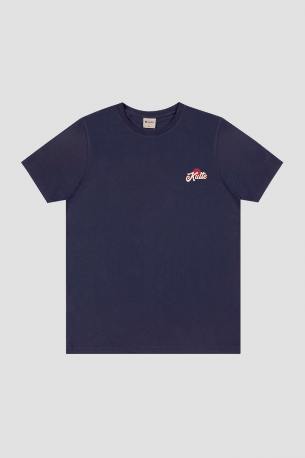 KULTE T-shirt Camping Navy
