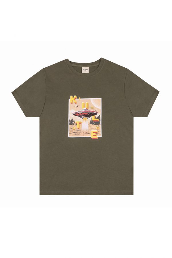 KULTE T-shirt Soucoupe Kaki