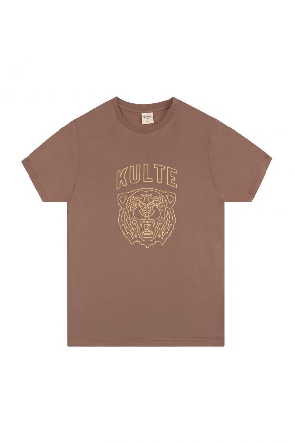 KULTE T-shirt Tiger Chocolat