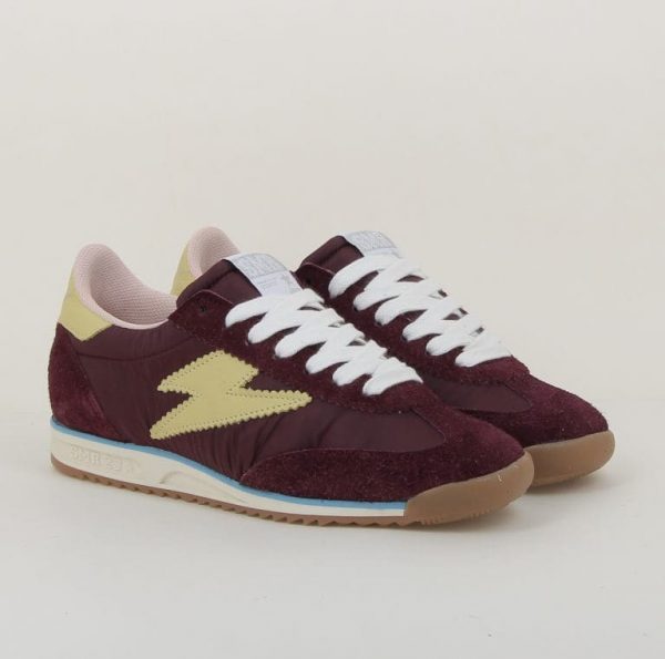 SMR23 Joyce C464 Nylon Nubuck Bordeaux Jaune
