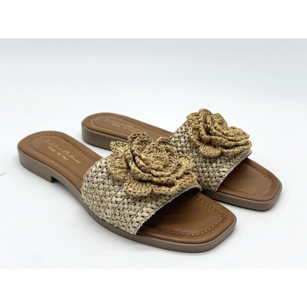 LILILUCE MARTINES Lou Mule Raphia Naturel