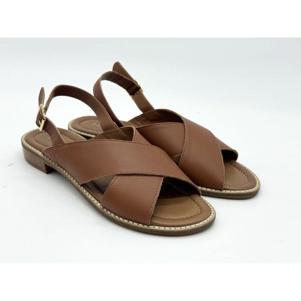 LILILUCE MARTINES Mika Croisé Cuir Naturel