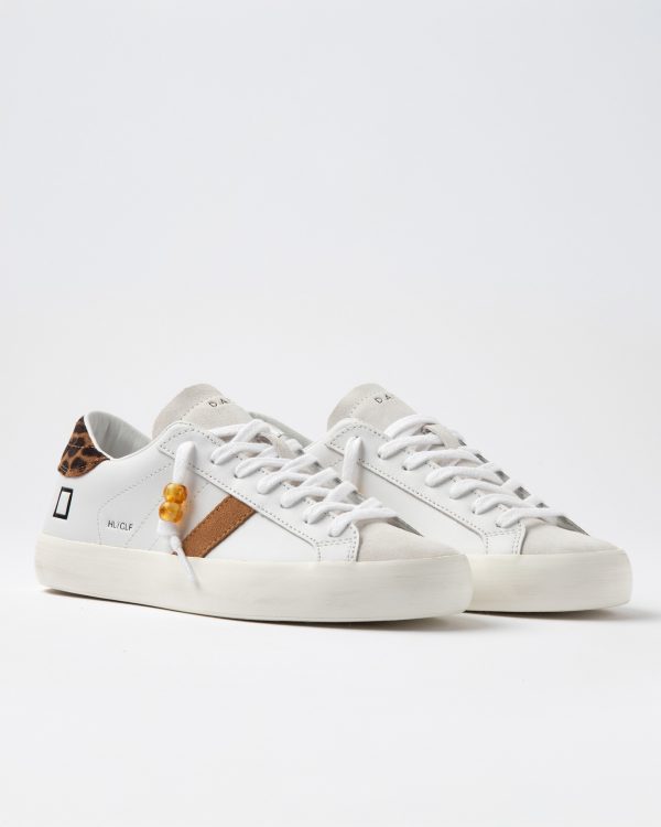 D.A.T.E Hill Low Calf White Léopard