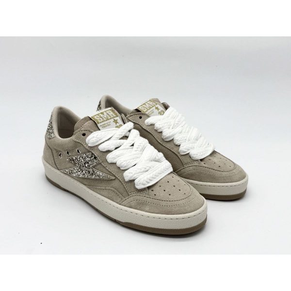 SMR23 Dany D3359 Nubuck Beige Glitter Nude