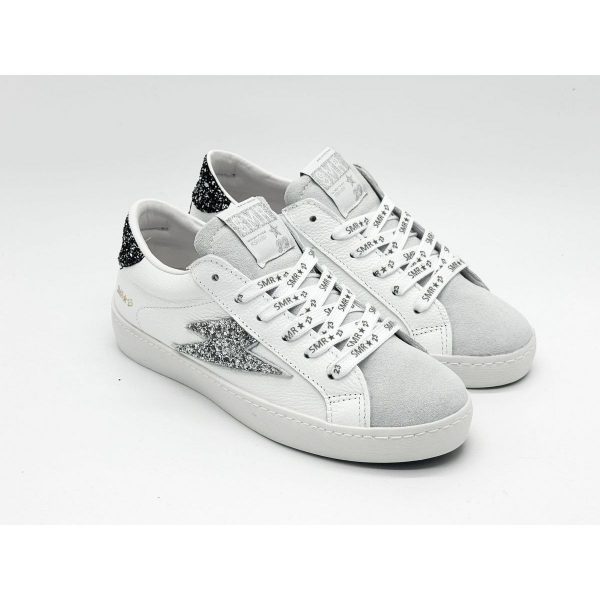 SMR23 Maya C782 Blanc Glitter Argent