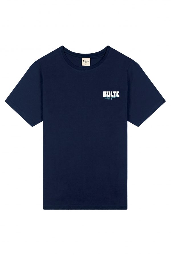KULTE Tee-Shirt Ice Cream Bleu Marine
