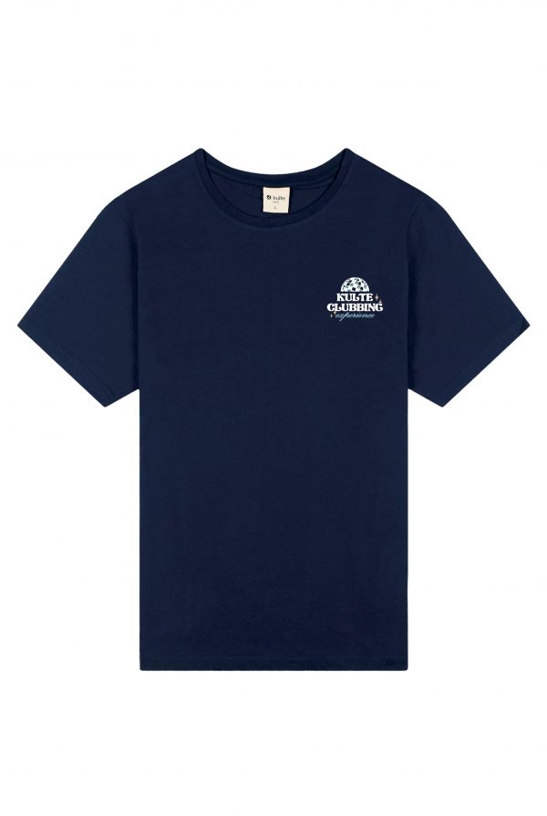 KULTE Tee-Shirt Clubbing Bleu Marine