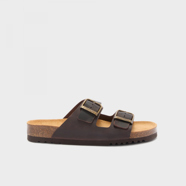 SCHOLL Julien Cuir Huilé Dark Brown