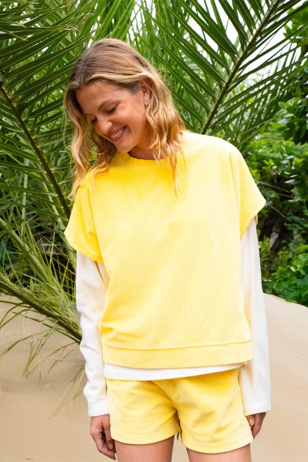 FRENCH DISORDER Sweat Sara Côtelé Aspen Gold