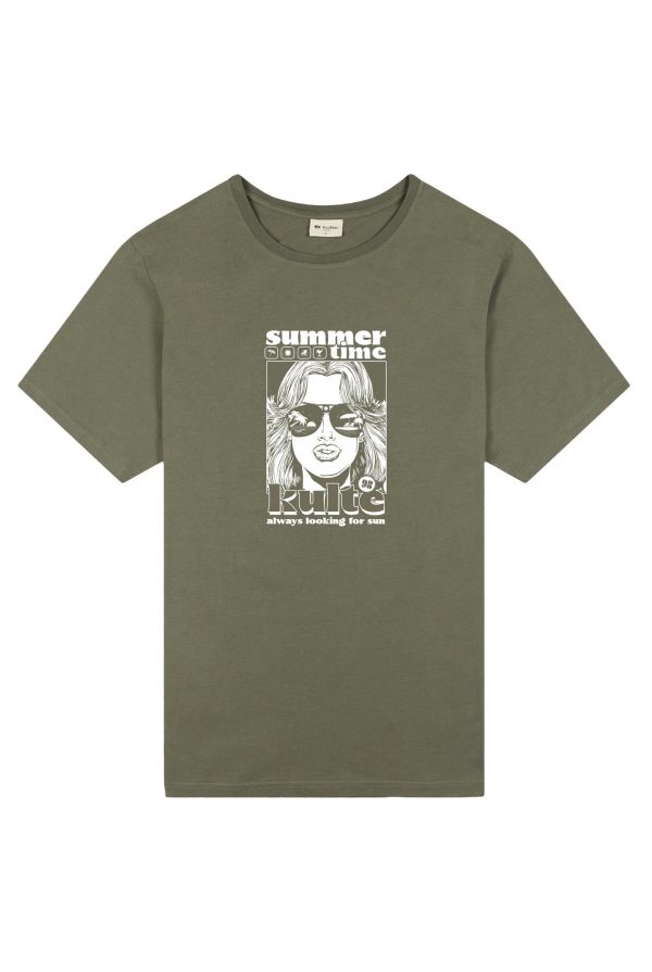KULTE Tee-Shirt WTF 2 Kaki