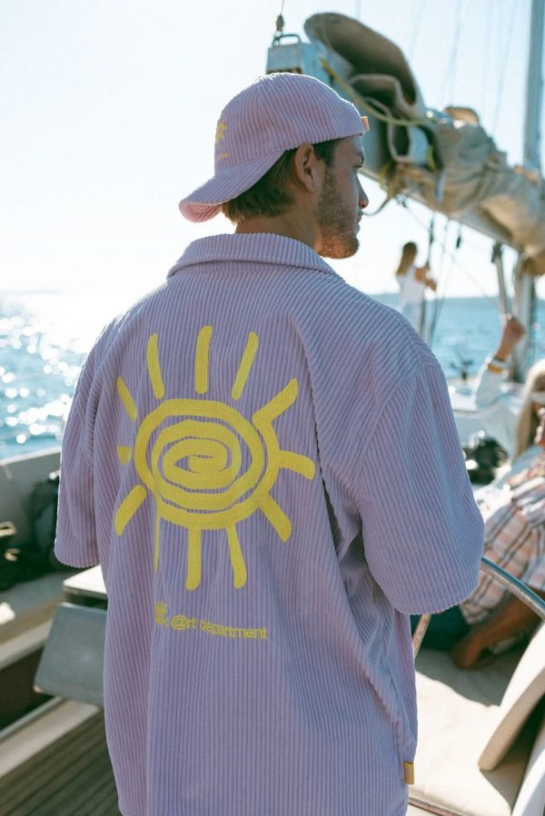 NATIF Chemise Corduroy Del Sol Art Dpt Violet