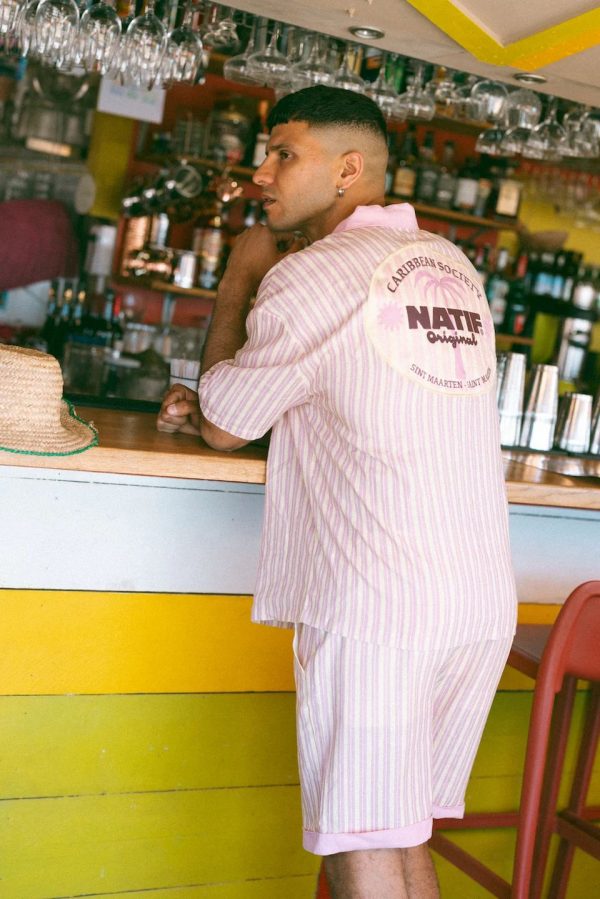 NATIF Chemise fluide Caribbean Society St Martin