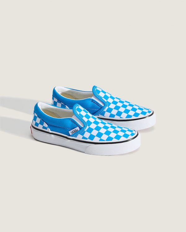 VANS Slip On Checkerboard Bright azure