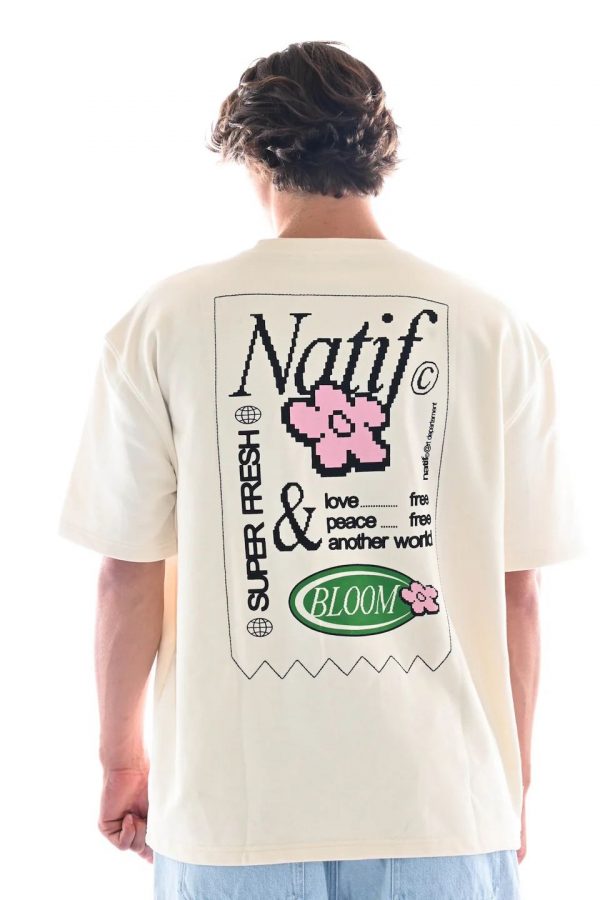 NATIF T-Shirt Super Fresh Bloom Beige