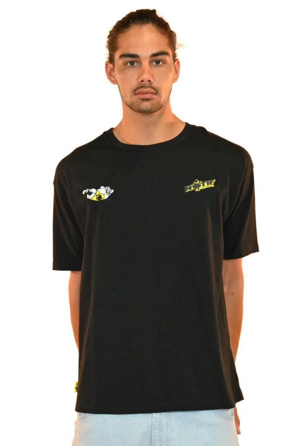 NATIF T-Shirt No Tube No Surf Noir