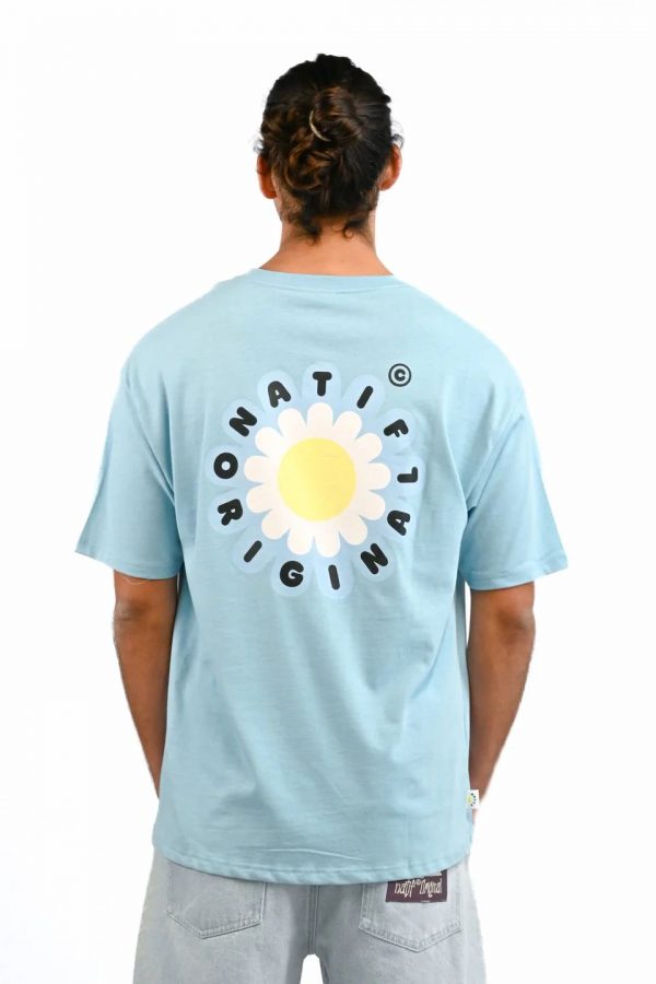 NATIF T-Shirt Original Daisy Bleu