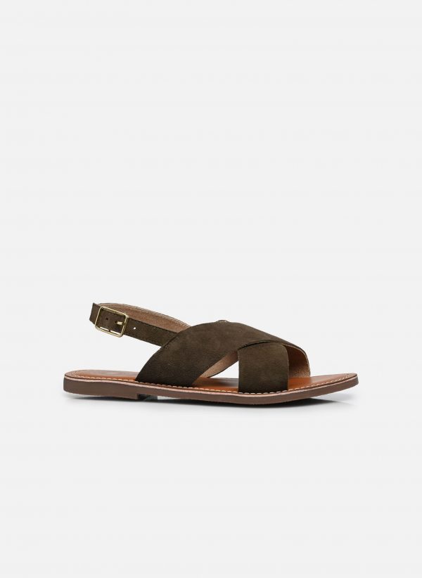 L'ATELIER TROPEZIEN Fanny Suede Olive