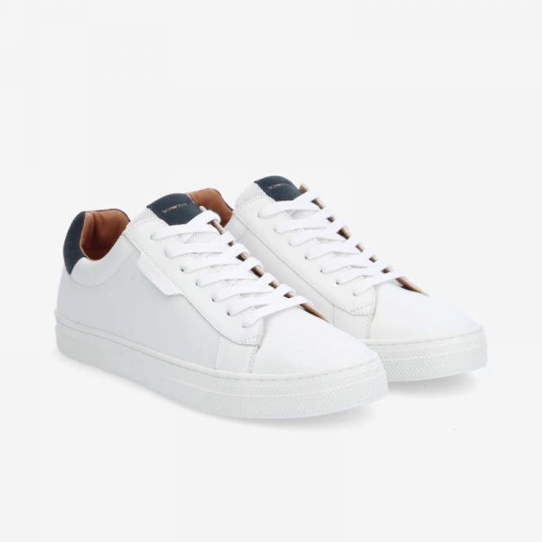 SCHMOOVE Sparkle Sneaker White Azul