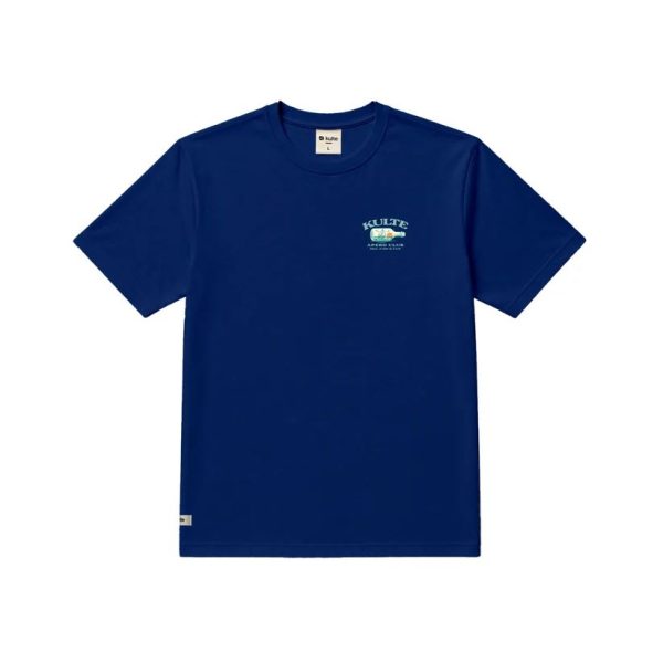 KULTE Tee-Shirt Bouteille Apéro Club Bleu Marine