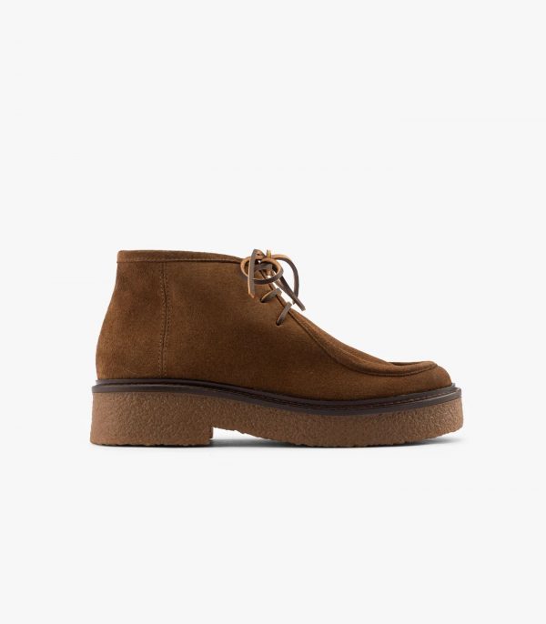MAISON TOUFET Ava Cuir Velours Taupe