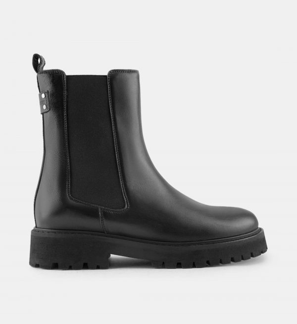 MAISON TOUFET Joyce Cuir Lisse Noir