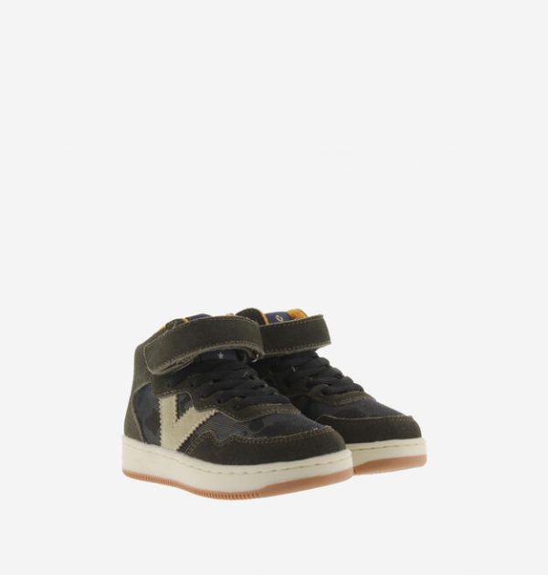 VICTORIA Tiempo Scratch Bottine Daim et Elastique Kaki