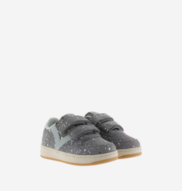 VICTORIA Tiempo Scratch Daim Paillettes Anthracite