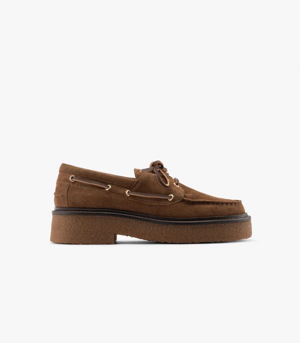 MAISON TOUFET Tina Cuir Velours Taupe