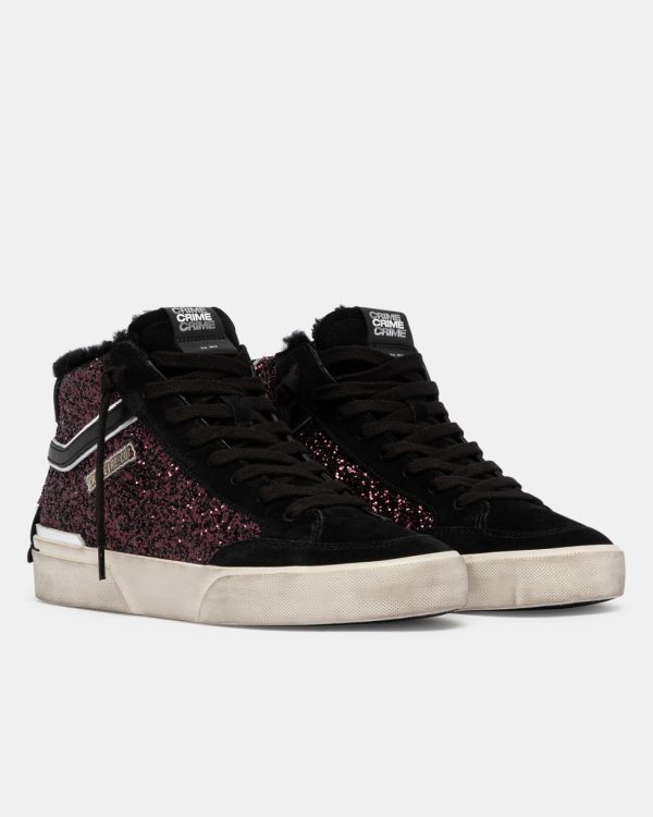 CRIME LONDON 23170 Recut High Cranberry