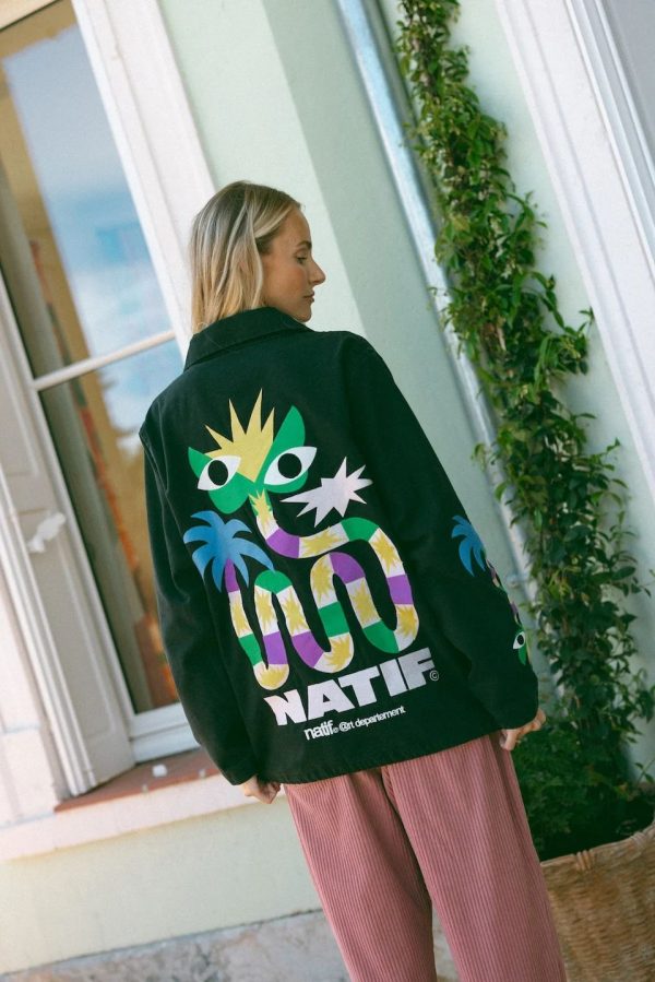 NATIF Coach Jacket Snake