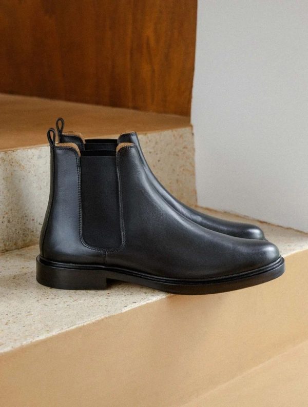 BOBBIES Nolan Cuir Noir Intense