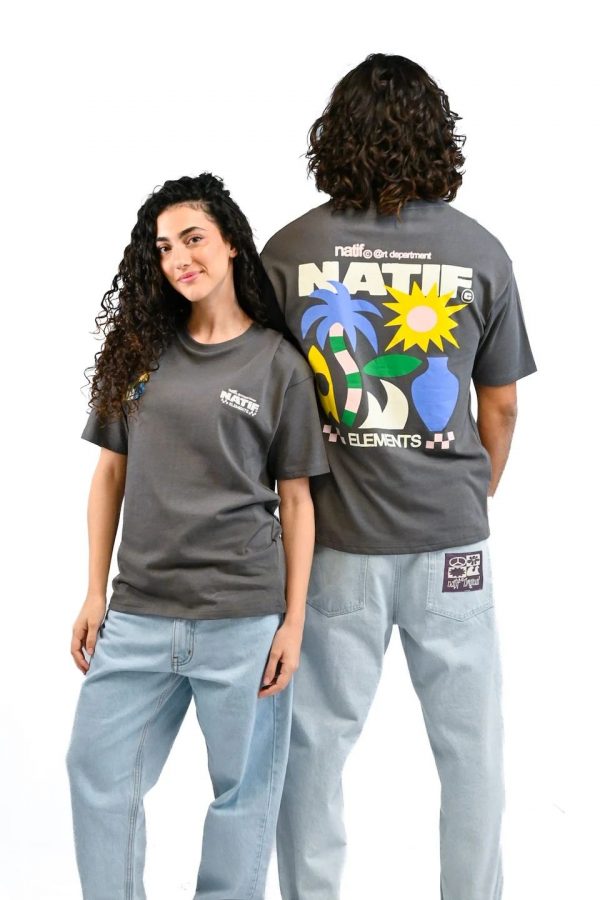 NATIF T-Shirt Elements 27 Gris